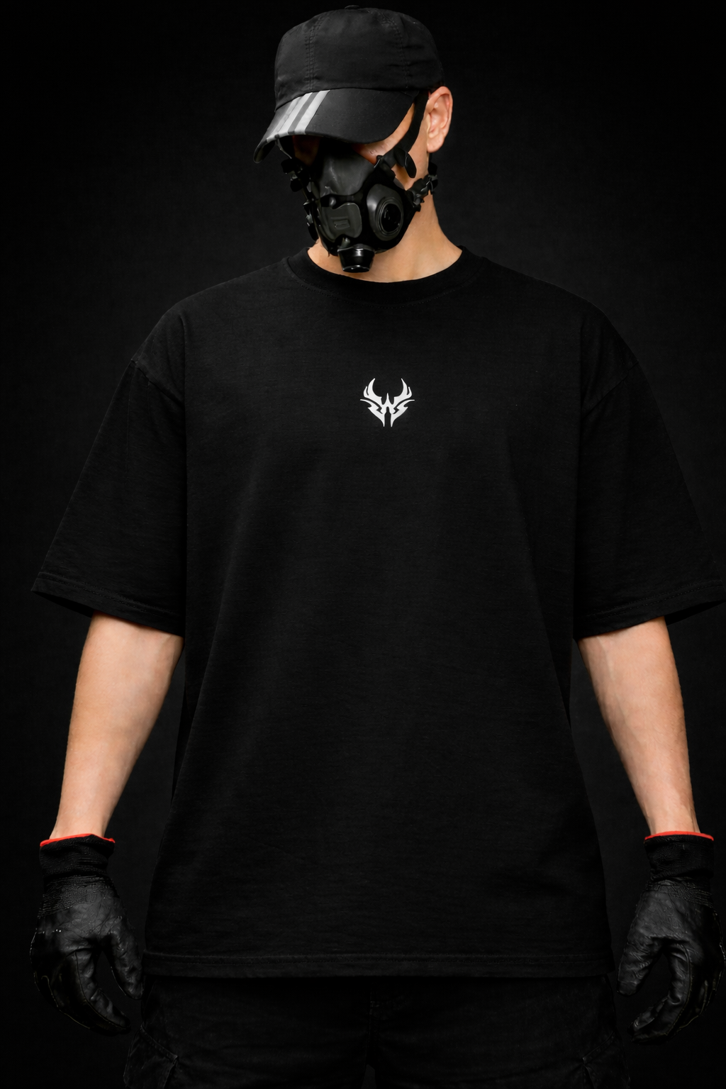 PHASE 100 – Black Oversized Streetwear